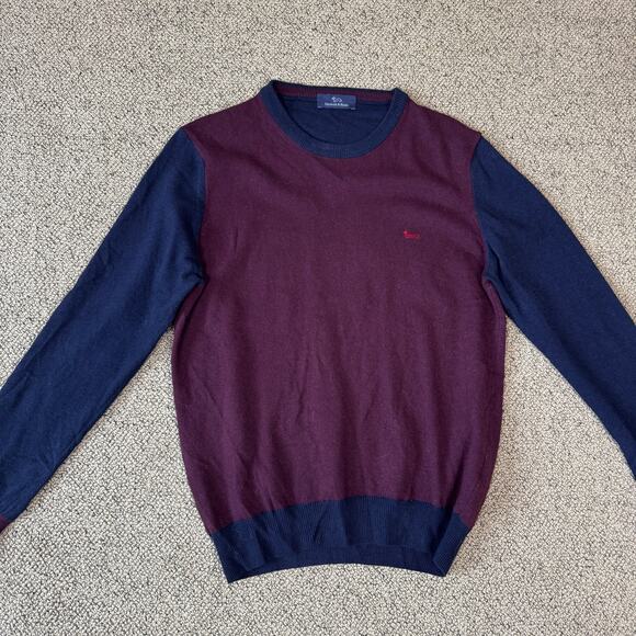 Harmont & Blaine Luxury Italian Cashmere Crewneck Sweater US Men's S - Picture 2 of 8